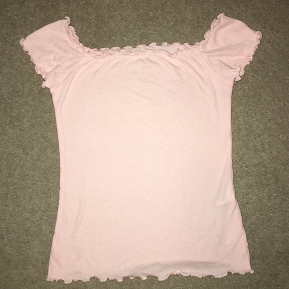 Hollister Off the Shoulder Ruffle Top - Picture 3 of 5